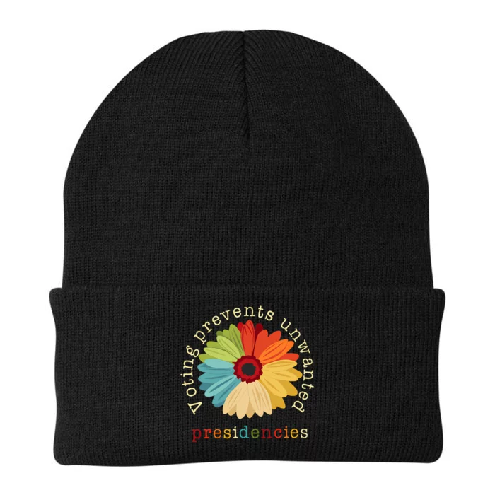 Voting Prevents Unwanted Presidencies Knit Cap Winter Beanie