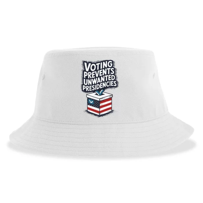 Voting Prevents Unwanted Presidencies Sustainable Bucket Hat