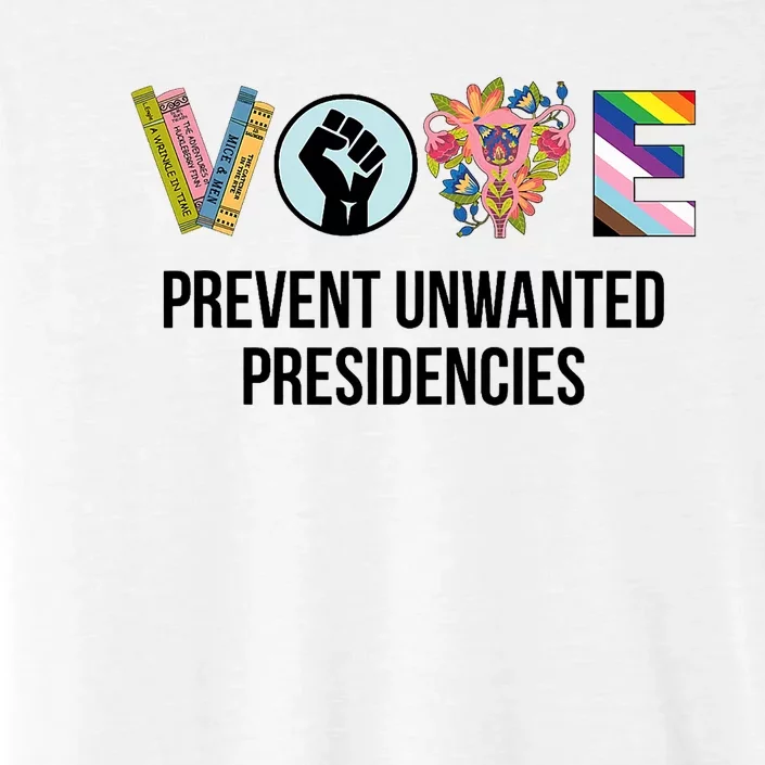 Voting Prevents Unwanted Presidencies Floral Us Flag ChromaSoft Performance T-Shirt