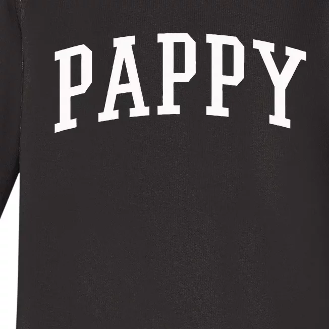 Varsity Pappy Baby Long Sleeve Bodysuit