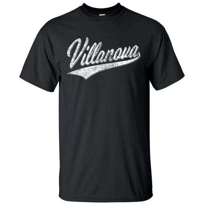 VILLANOVA PENNSYLVANIA VARSITY SCRIPT JERSEY STYLE Tall T-Shirt