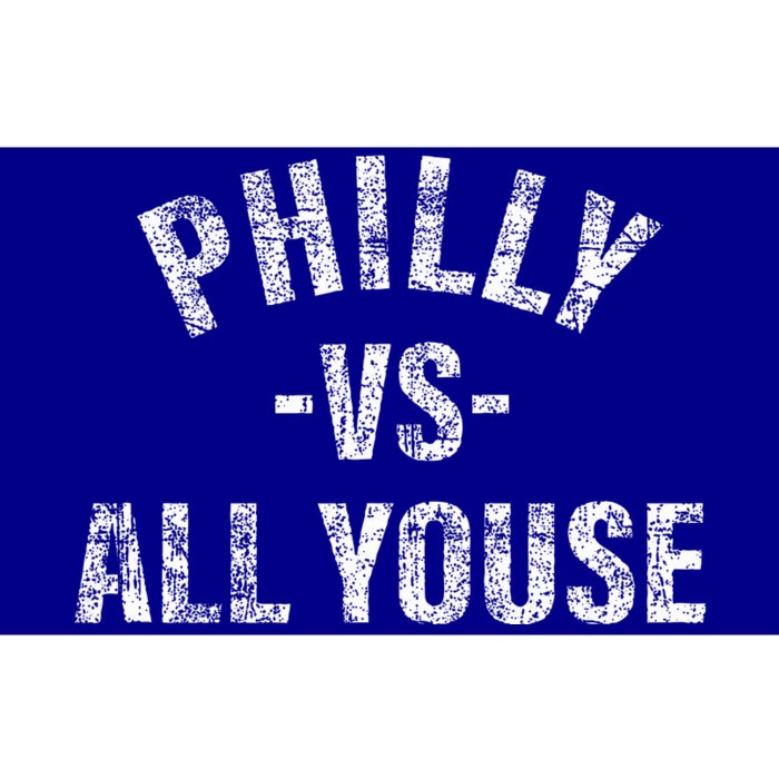 Vintage Philly vs All Youse Funny Philadelphia slang retro Bumper Sticker