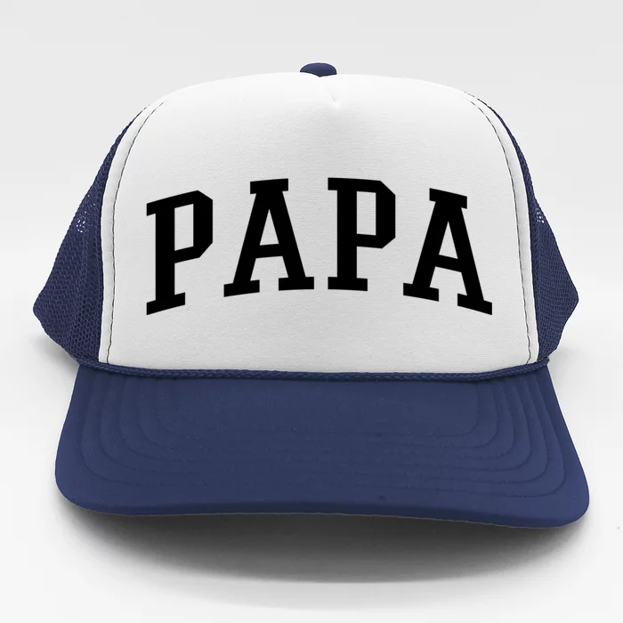 Varsity Papa Trucker Hat