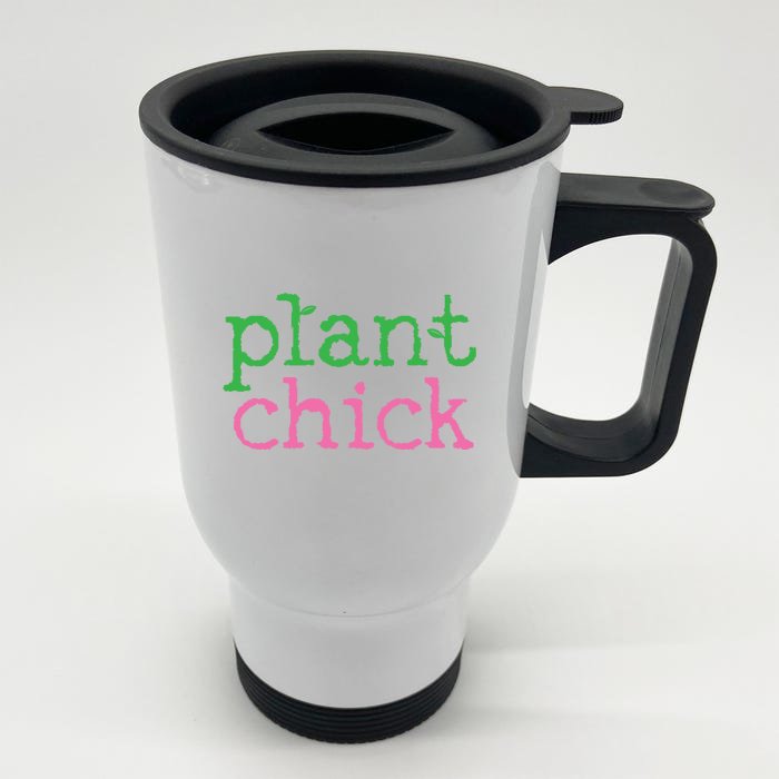 Vegan Plant Veganism Meaningful Gift Front & Back Stainless Steel Travel Mug