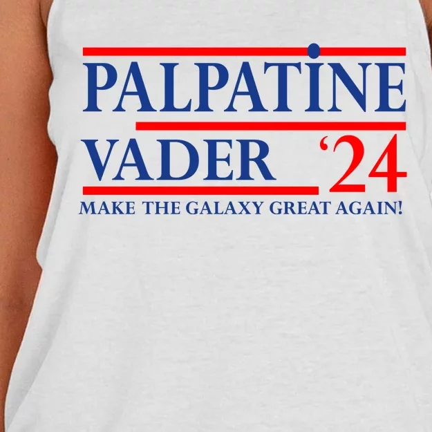 Vote Palpatine Vader In 2024 Women's Knotted Racerback Tank