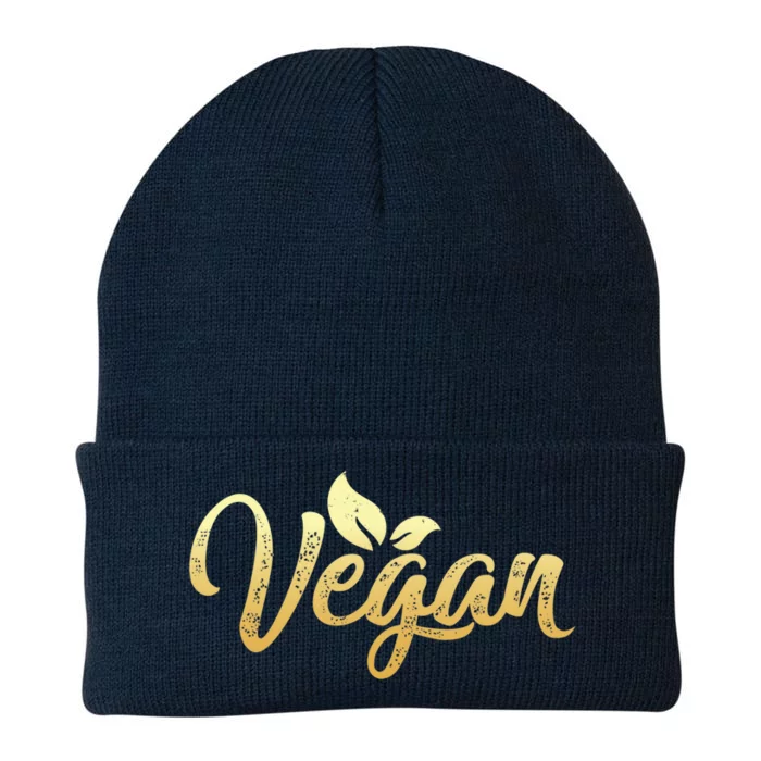 Vegan Power Vegetarian Be Veggie Vegan Gift Knit Cap Winter Beanie