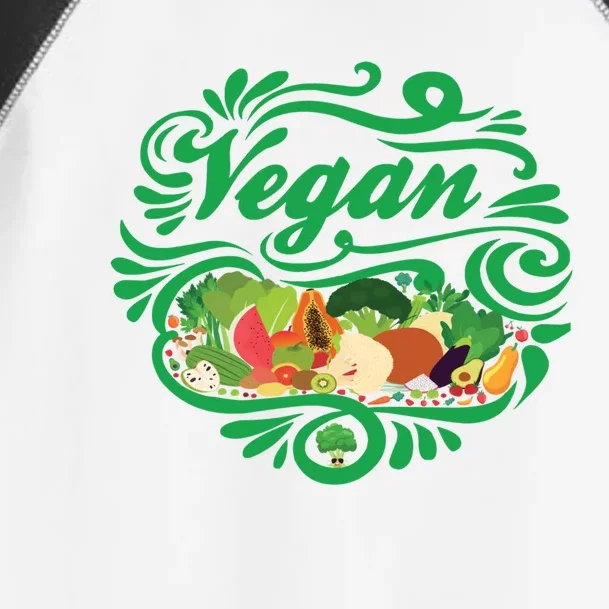 Vegan Power Veggie Vegan Healthy Muscle Vegetarian Environt Gift Toddler Fine Jersey T-Shirt