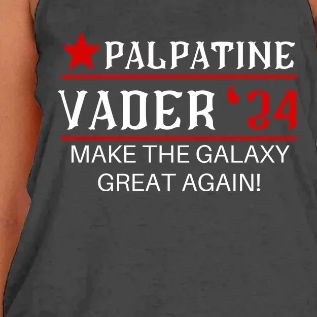 Vote Palpatine Vader In 2024 Women's Knotted Racerback Tank