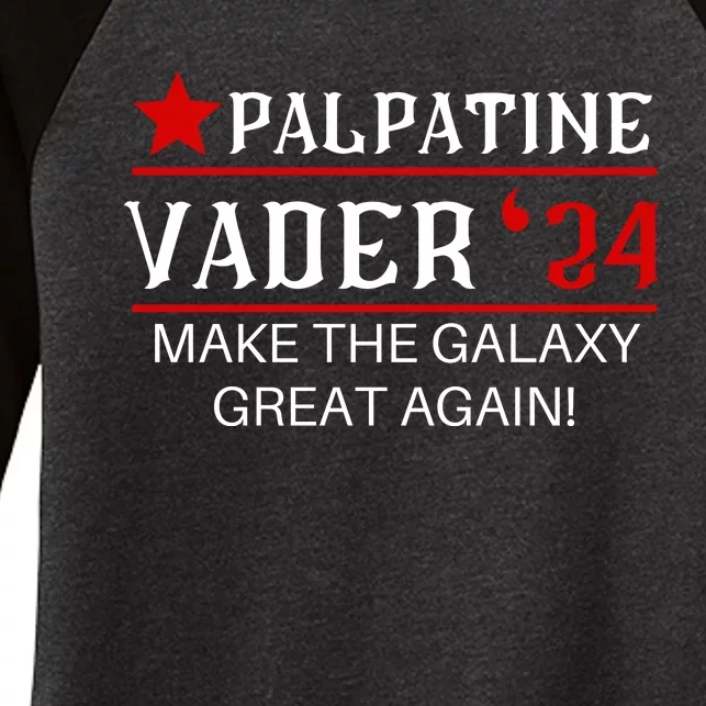 Vote Palpatine Vader In 2024 Women's Tri-Blend 3/4-Sleeve Raglan Shirt