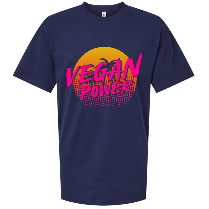 Vegan Power Veggie Vegetables Veganism Vegetarian Gift Sueded Cloud Jersey T-Shirt