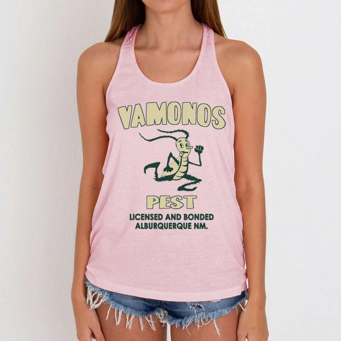 Vamonos Pest Women's Knotted Racerback Tank