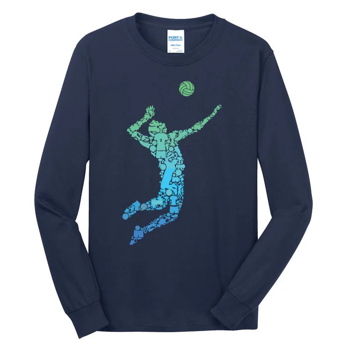 Volleyball Player Tall Long Sleeve T-Shirt