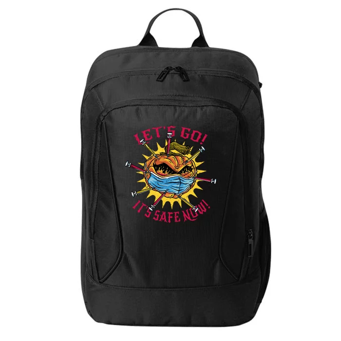 Vaccinated Pumpkin City Backpack