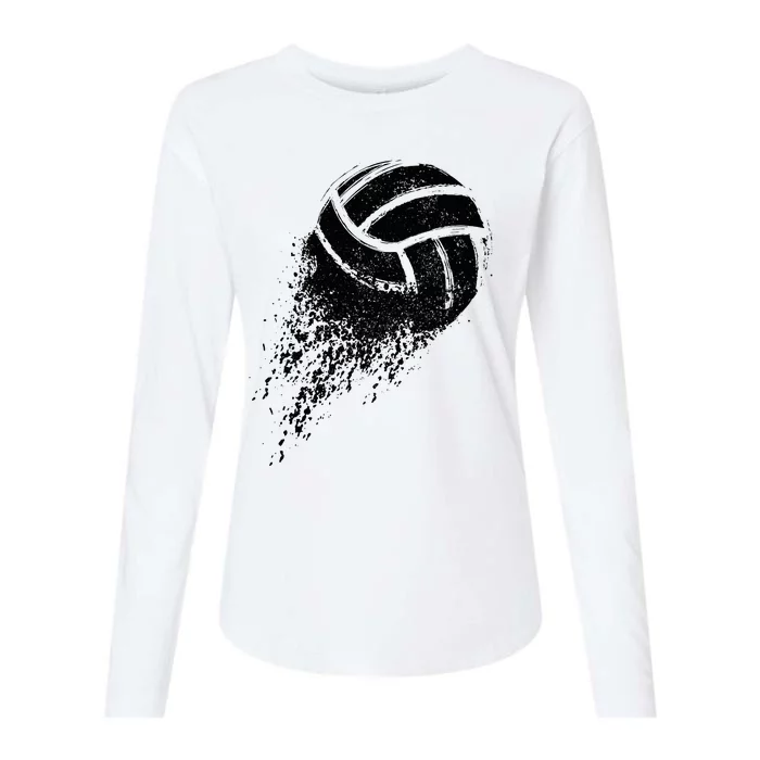 Volleyball Player Womens Cotton Relaxed Long Sleeve T-Shirt