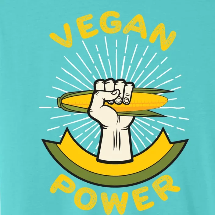 Vegan Power Veggie Vegetarian Healthy Eating Gift ChromaSoft Performance T-Shirt