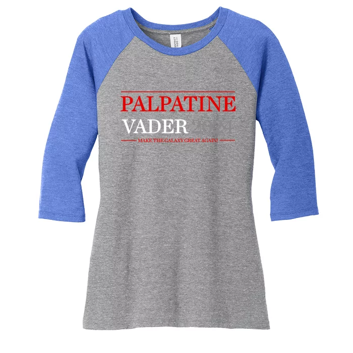 Vote Palpatine Vader In 2024 Women's Tri-Blend 3/4-Sleeve Raglan Shirt