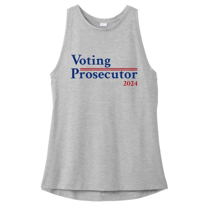 Voting Prosecutor Vote For Kamala Harris 2024 Ladies Tri-Blend Wicking Tank