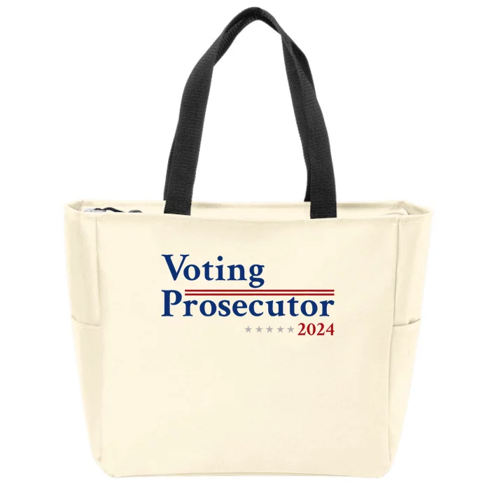 Voting Prosecutor Vote For Kamala Harris 2024 Zip Tote Bag