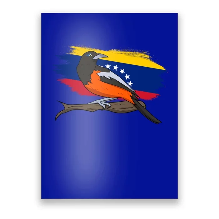 Venezuela Proud Venezuelan Flag Hispanic Colorful Bird Cool Gift Poster