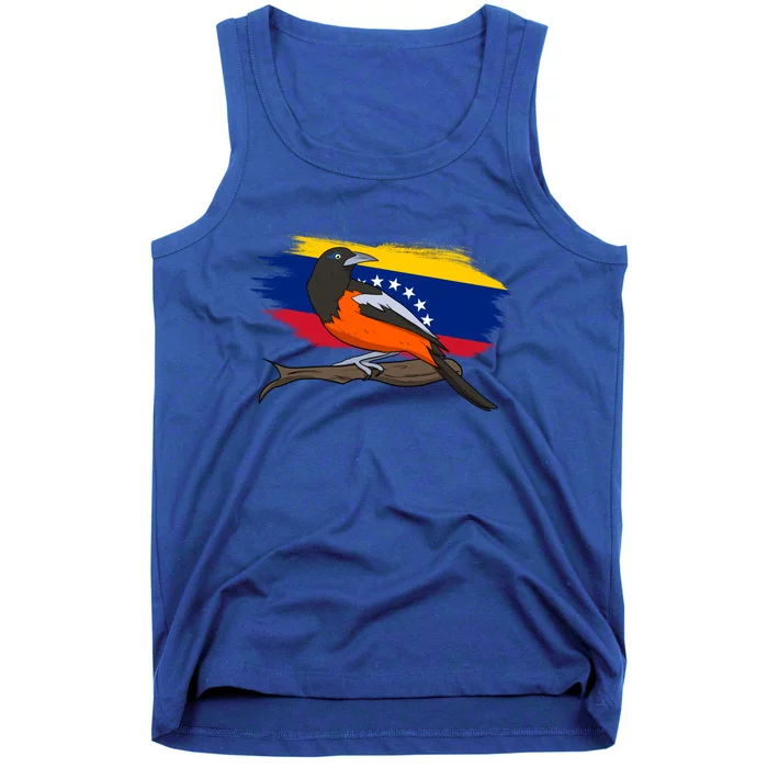 Venezuela Proud Venezuelan Flag Hispanic Colorful Bird Cool Gift Tank Top