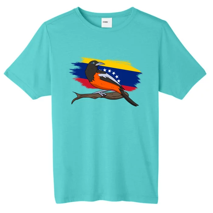 Venezuela Proud Venezuelan Flag Hispanic Colorful Bird Cool Gift ChromaSoft Performance T-Shirt