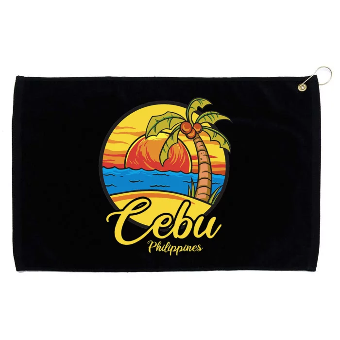 Vintage Philippines Vacation Travel Asia Cebu Grommeted Golf Towel