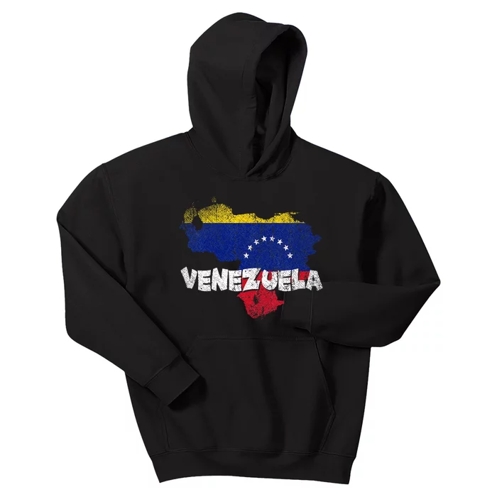 Venezuela Pride Venezuelan Flag Caracas Gift Venezuela Kids Hoodie