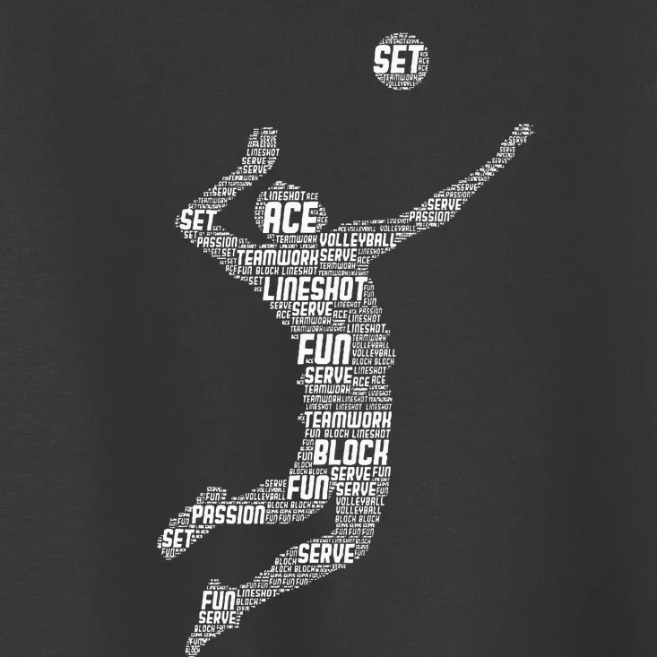 Volleyball Player Toddler T-Shirt