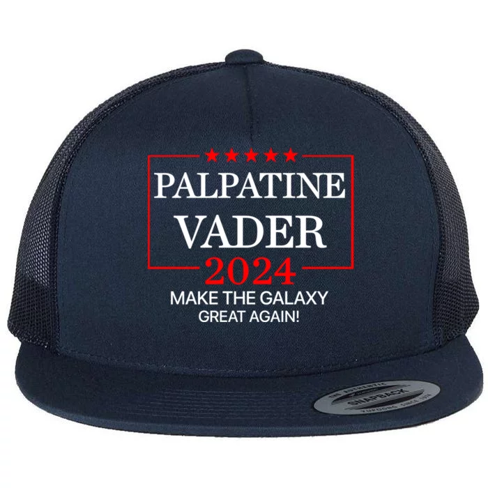 Vote Palpatine Vader In 2024 Flat Bill Trucker Hat