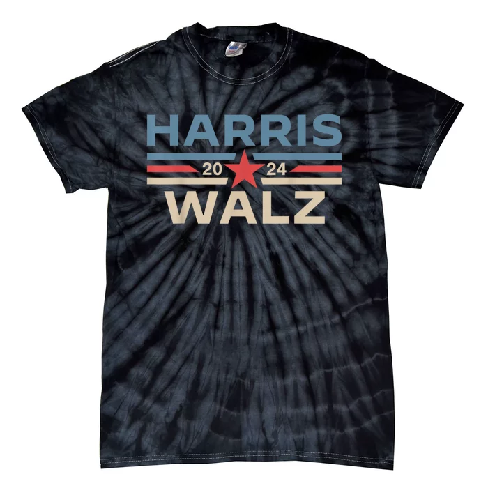 Vote President Vp Waltz Tie-Dye T-Shirt