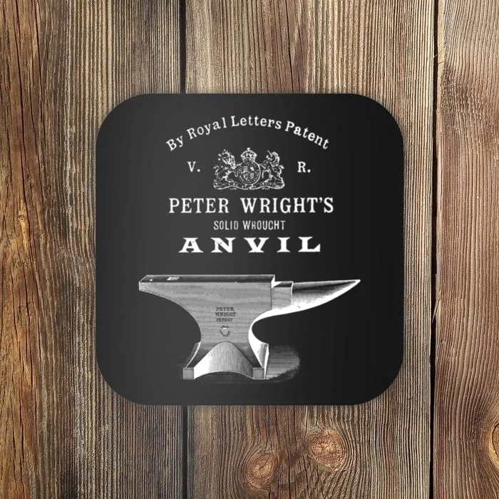 Vintage Peter Wright Anvil Blacksmithing Coaster