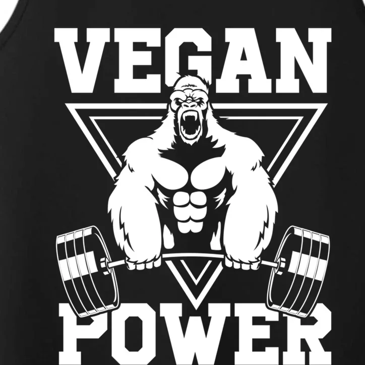 Vegan Power Workout Muscle Gorilla Bodybuilding Performance Tank