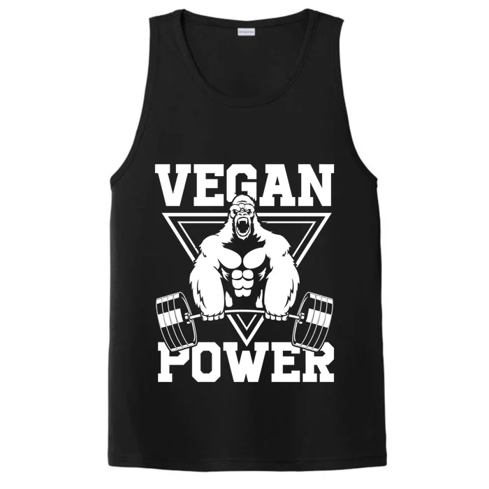 Vegan Power Workout Muscle Gorilla Bodybuilding Performance Tank