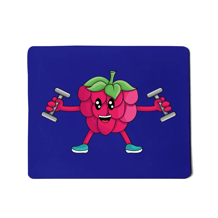 Veggie Power Workout Raspberry Fun Raspberry Raspberry Gift Mousepad