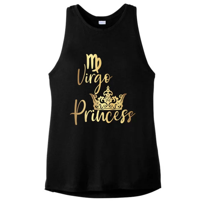 Virgo Princess Zodiac Gift Ladies Tri-Blend Wicking Tank