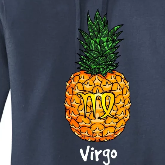 Virgo Pineapple Zodiac Sign Gift Women's Pullover Hoodie