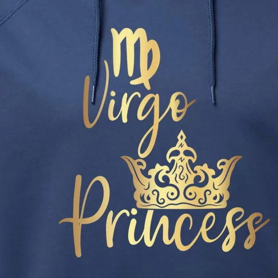 Virgo Princess Zodiac Meaningful Gift Performance Fleece Hoodie