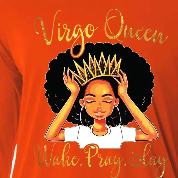 Virgo Queens Are Born In August 23 September 22 Cooling Performance Long Sleeve Crew