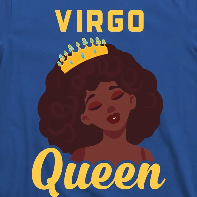 Virgo Queen Birthday Black Gift T-Shirt