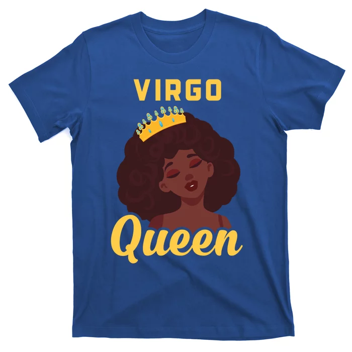 Virgo Queen Birthday Black Gift T-Shirt