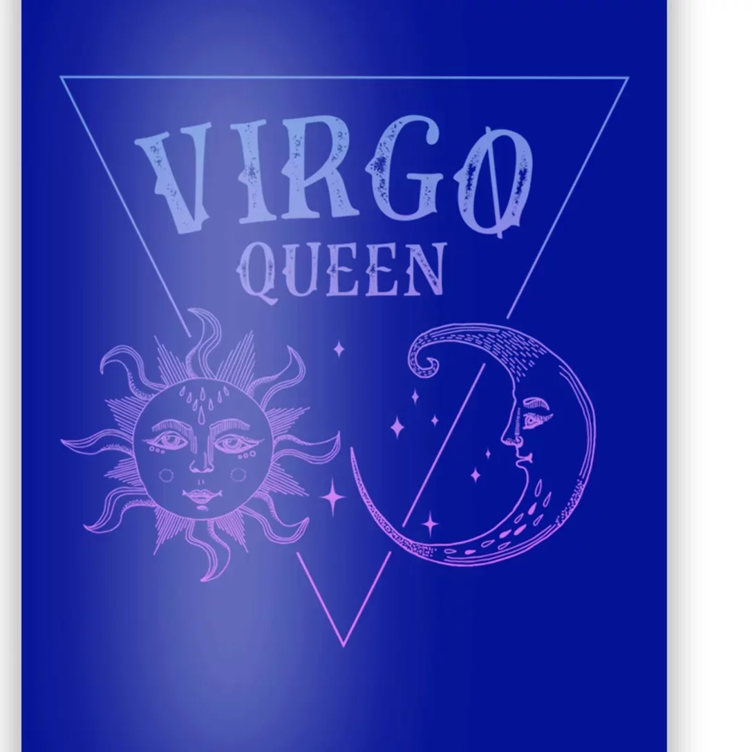 Virgo Queen / Blue Sun And Moon Virgo Birthday Astrology Great Gift Poster