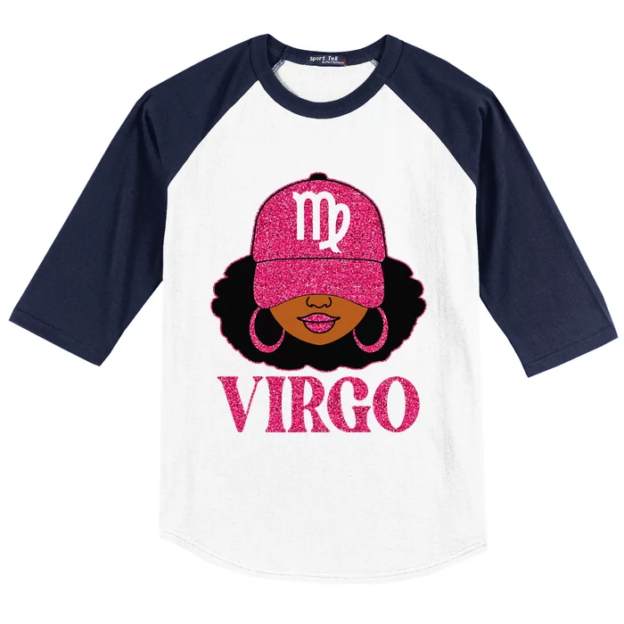 Virgo Queen Birthday Afro Hair Cap Hat Black Women Baseball Sleeve Shirt