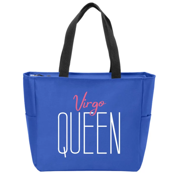 Virgo Queen / Classy Virgo Sign Birthday Astrology Meaningful Gift Zip Tote Bag