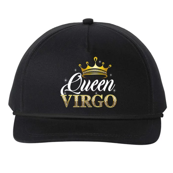 Virgo Queen Gift Zodiac Diamond Crown Gift Snapback Five-Panel Rope Hat