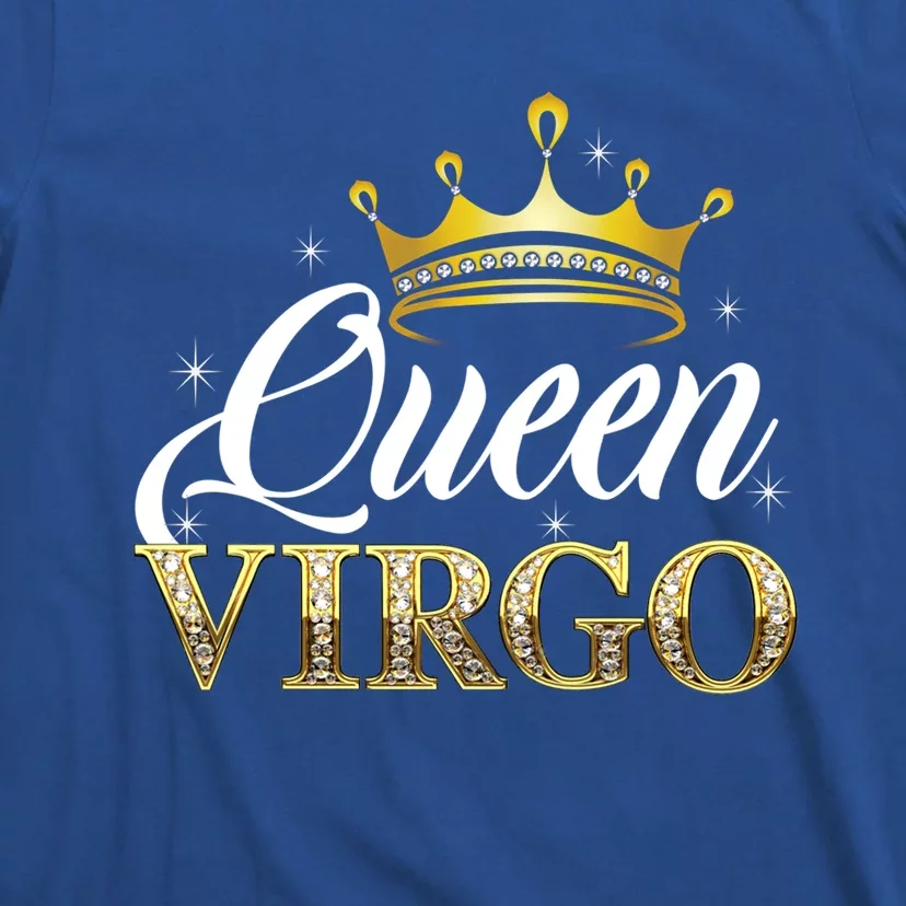 Virgo Queen Gift Zodiac Diamond Crown Gift T-Shirt