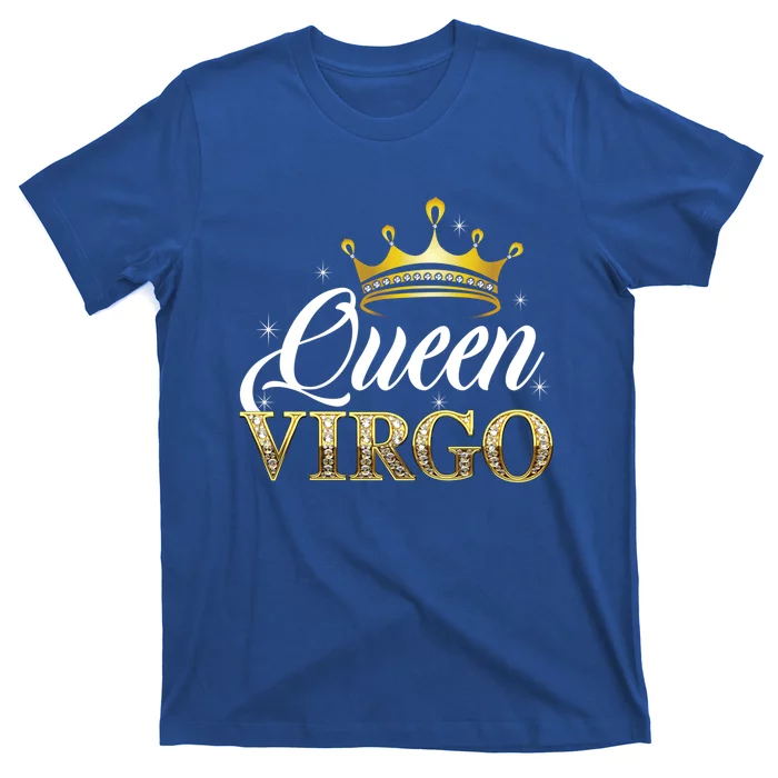 Virgo Queen Gift Zodiac Diamond Crown Gift T-Shirt