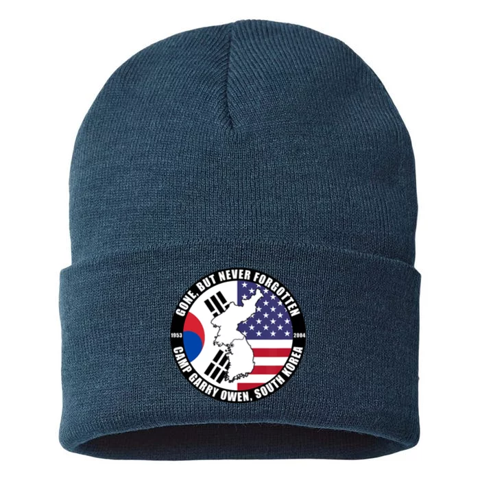 Veteran Quote Gone But Never Forgotten South Korea Sustainable Knit Beanie