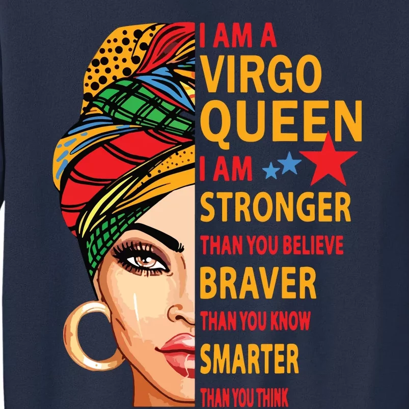 Virgo Queen I Am Stronger Birthday Gift For Virgo Zodiac Sweatshirt