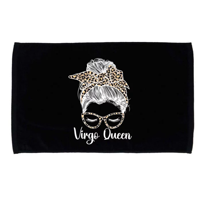 Virgo Queen Messy Bun Virgo Zodiac Sign Virgo Horoscope Gift Microfiber Hand Towel