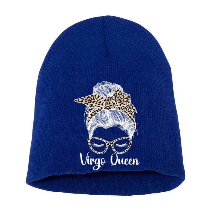 Virgo Queen Messy Bun Virgo Zodiac Sign Virgo Horoscope Gift Short Acrylic Beanie